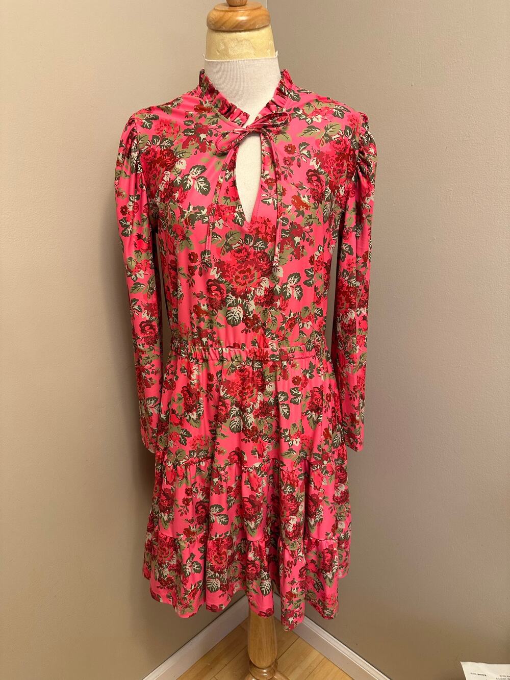 NWT Smith and Quinn Rosemary Dress Pink/Red Floral Sz Medium
